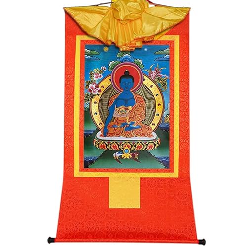 Gandhanra Thangka Tibetische Wandbehang,Akshobhya Thangka,Heißgeprägter Buddha Wandteppich für Zen Wohnkultur, Meditation, Spirituelle Entspannung und Ruhe Gandhanra Thangka Tibetische Wandbehang,Akshobhya Thangka,Heißgeprägter Buddha Wandteppich für Zen Wohnkultur, Meditation, Spirituelle Entspannung und Ruhe von Gandhanra