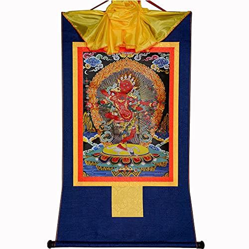 Gandhanra Thangka Tibetische Wandbehang,Kurukulla Thangka,Heißgeprägter Buddha Wandteppich für Zen Wohnkultur, Meditation, Spirituelle Entspannung und Ruhe Gandhanra Thangka Tibetische Wandbehang,Kurukulla Thangka,Heißgeprägter Buddha Wandteppich für Zen Wohnkultur, Meditation, Spirituelle Entspannung und Ruhe von Gandhanra