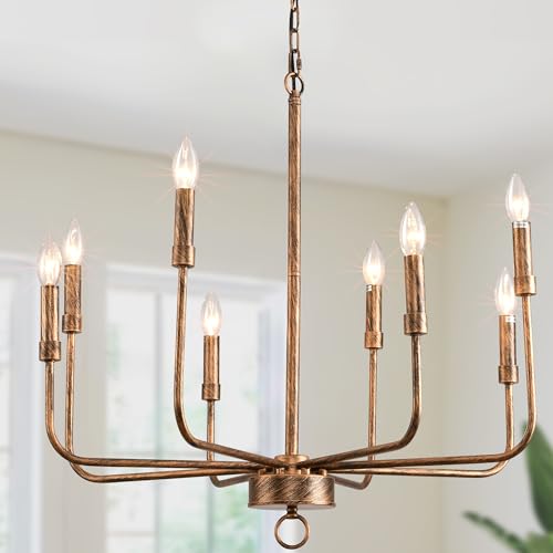 Ganeed Pendelleuchte Deckenleuchte Antiker Esstisch Hängender Kronleuchter Leuchtkörper 71 cm Bronze 8 Lichter Ganeed Pendelleuchte Deckenleuchte Antiker Esstisch Hängender Kronleuchter Leuchtkörper 71 cm Bronze 8 Lichter von Ganeed