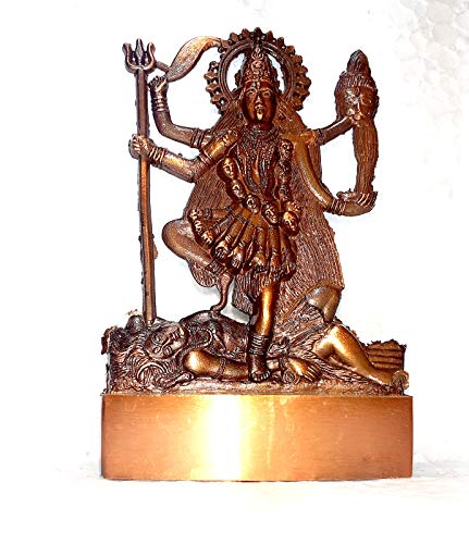 KAALI MATA MATAL MURTI Devi Handicraft Statue dekorative spirituelle Puja Vastu Showpiece Figur von Ganga Nautical