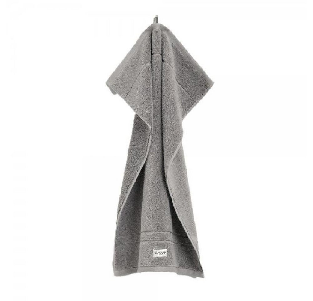 Gant Badetücher Gant Home Gästehandtuch Premium Towel Concrete Grey (30x50cm) von Gant