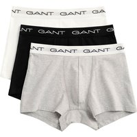 Gant Boxershorts, (Packung, 3 St., 3), mit elastischem Logobund von Gant