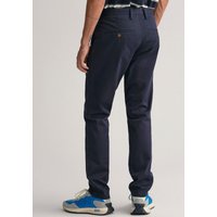 Gant Chinohose "SLIM TWILL CHINOS" mit gefütterten Seitentaschen von Gant