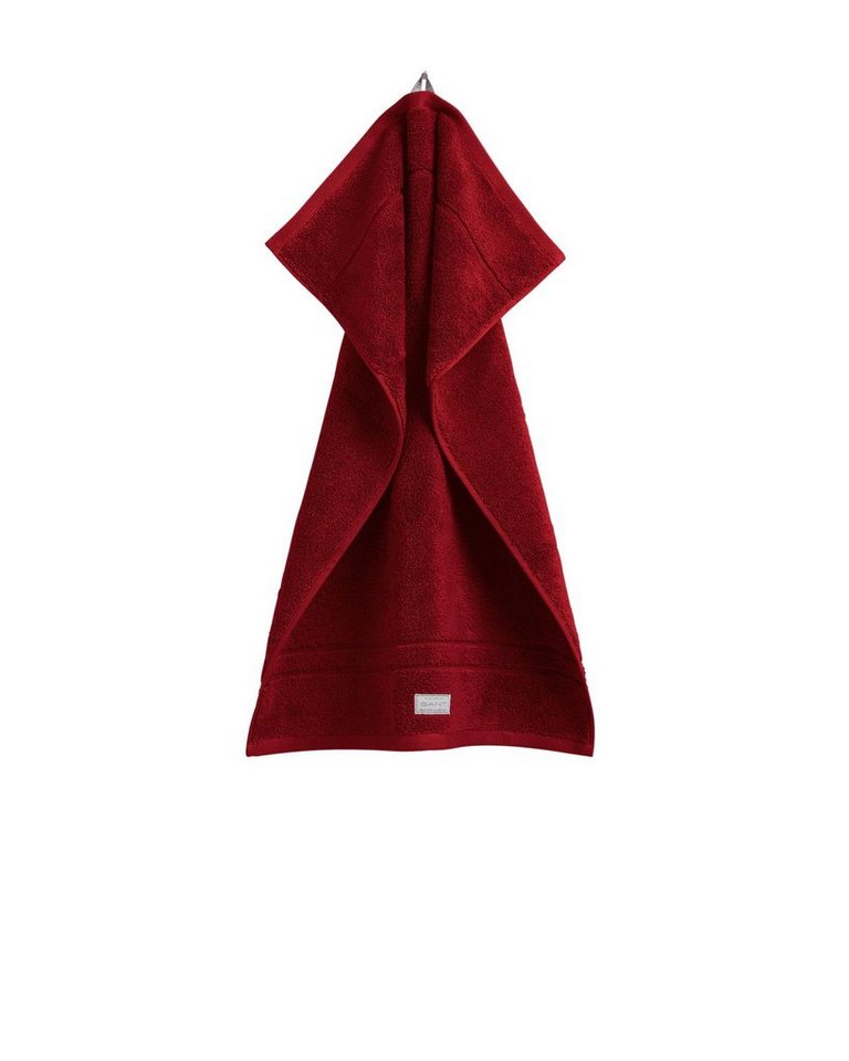 Gant Duschtuch GANT Handtuch Premium Dark Red 30 x 50 cm von Gant