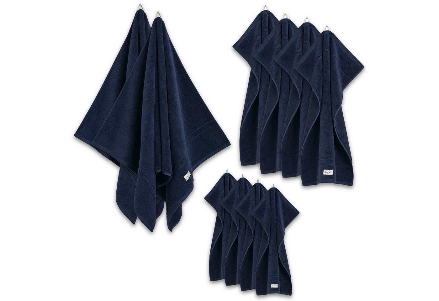 Gant Handtuch Handtuch Set, 10-tlg. - Premium Towel, 2x, Frottier (10-St) von Gant