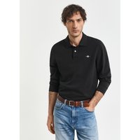 Gant Poloshirt "REG SHIELD LS PIQUE RUGGER", mit Logotickerei auf der Brust von Gant