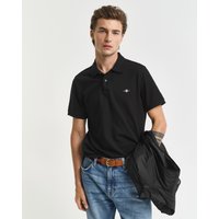 Gant Poloshirt "REG SHIELD SS PIQUE POLO", mit Logo und Flachstrickkragen 100% Baumwolle Pique von Gant