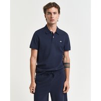 Gant Poloshirt "REG SHIELD SS PIQUE POLO" mit Logo und Flachstrickkragen 100% Baumwolle Pique Gant Poloshirt "REG SHIELD SS PIQUE POLO" mit Logo und Flachstrickkragen 100% Baumwolle Pique von Gant