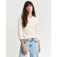 Gant Rundhalspullover "CLASSIC COTTON C-NECK", mit Zopfstrickmuster Gant Rundhalspullover "CLASSIC COTTON C-NECK", mit Zopfstrickmuster von Gant