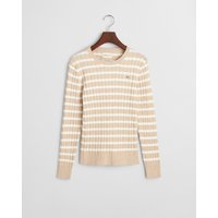 Gant Rundhalspullover "STRETCH COTTON CABLE STRIPE C-NECK" Gant Rundhalspullover "STRETCH COTTON CABLE STRIPE C-NECK" von Gant
