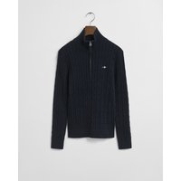 Gant Strickpullover "STRETCH COTTON CABLE HALF-ZIP" Mit Rundhalsausschnitt von Gant