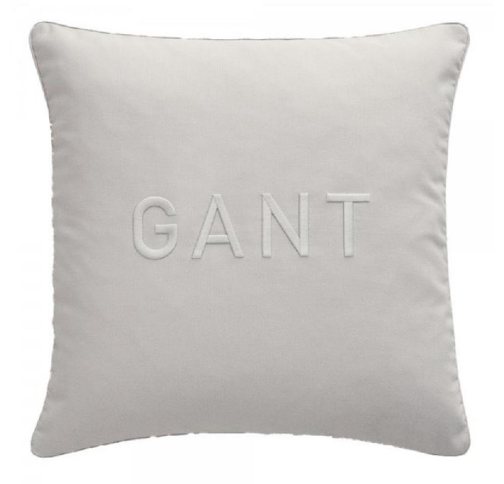 Kissenhülle Gant Home Kissenhülle Baumwolle Gant Logo Grey (50x50cm), Gant von Gant