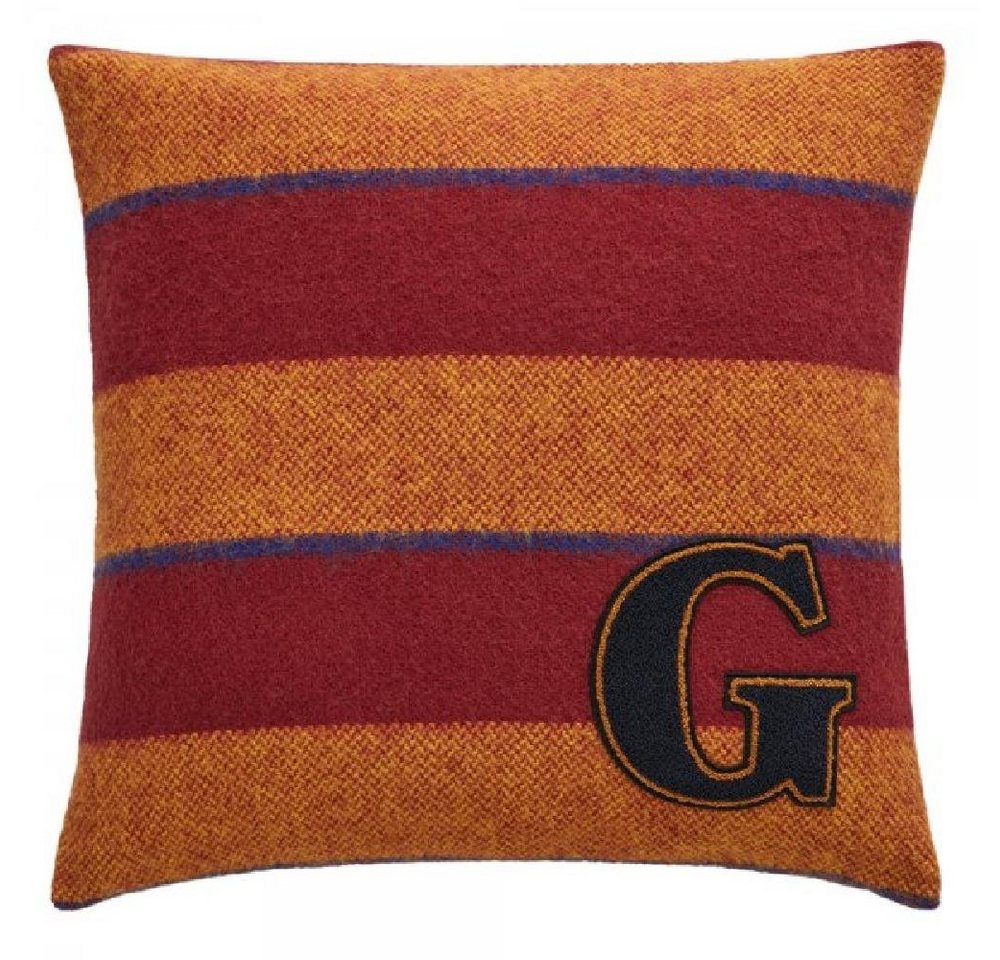 Kissenhülle Gant Home Kissenhülle Varsity Stripe Cushion Plumped Red (50x50cm), Gant von Gant