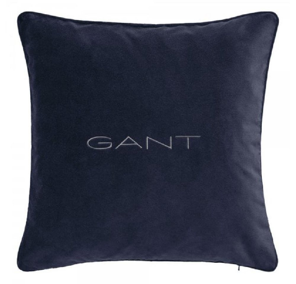 Kissenhülle Gant Home Kissenhülle Velvet Cushion Samt Marine (50x50cm), Gant von Gant