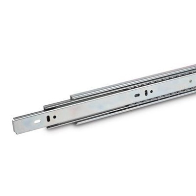 1418-600-F-1-ZB Teleskopschienen, mit Vollauszug und „Push to Open“ - Betätigung, Belastbarkeit von Ganter Norm