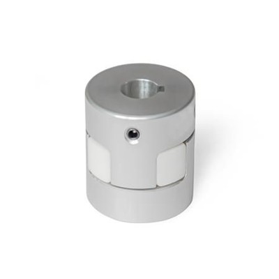 2241-40-K15-15-AL-WS Elastomer-Klauenkupplungen mit Gewindestift von Ganter Norm