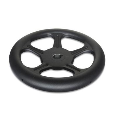 228-ST-400-K24-A-SW Handräder, aus Stahlblech 228-ST-400-K24-A-SW Handräder, aus Stahlblech von Ganter Norm