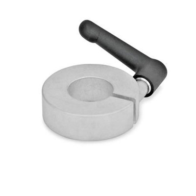 706.4-48-B25-AL Geschlitzte Stellringe mit verstellbarem Klemmhebel 706.4-48-B25-AL Geschlitzte Stellringe mit verstellbarem Klemmhebel von Ganter Norm