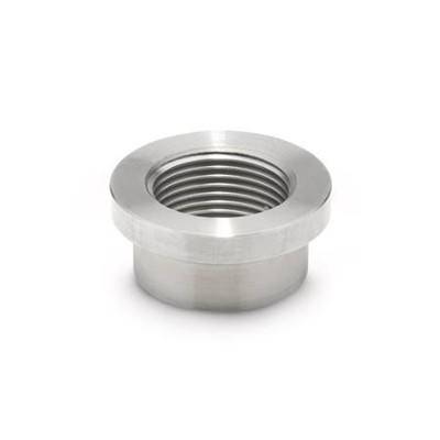 7490-NI-G11/2-B Edelstahl-Schweißmuffen mit und ohne Bund von Ganter Norm