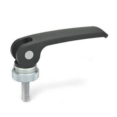 927-82-M8-40-A-B Exzenterspanner mit Schraube, Hebel Zink-Druckguss von Ganter Norm