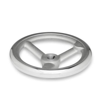 950-AL-400-K34-A Handräder, Aluminium, Gusseisen von Ganter Norm