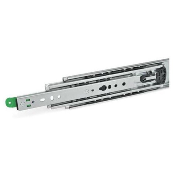 Ganter Norm® - 1440-1500-Q-1-ZB Teleskopschienen mit Vollauszug, Belastbarkeit bis 3250 N von Ganter Norm