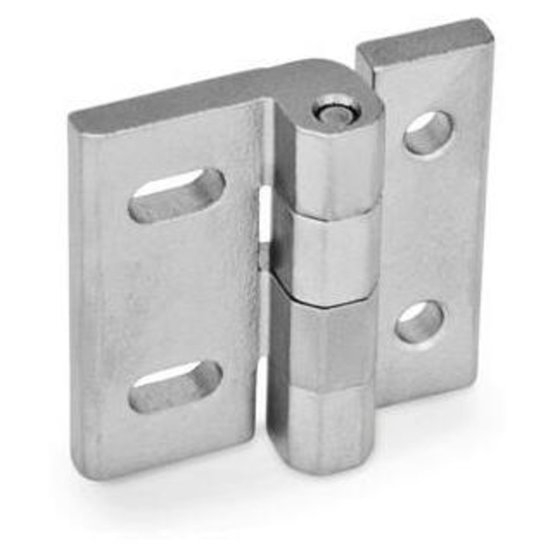 Ganter Norm® - 235-NI-68-65-DB-GS Edelstahl-Scharniere, justierbar von Ganter Norm