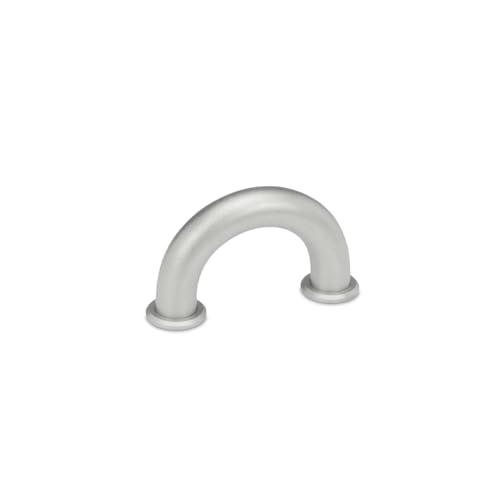 Ganter Normelemente, Fingergriff, Schrankgriff, Möbelknauf, Ziehgriff, Edelstahl, Bohrungsabstand 40mm, GN 224.5-10-40 von Ganter Normelemente