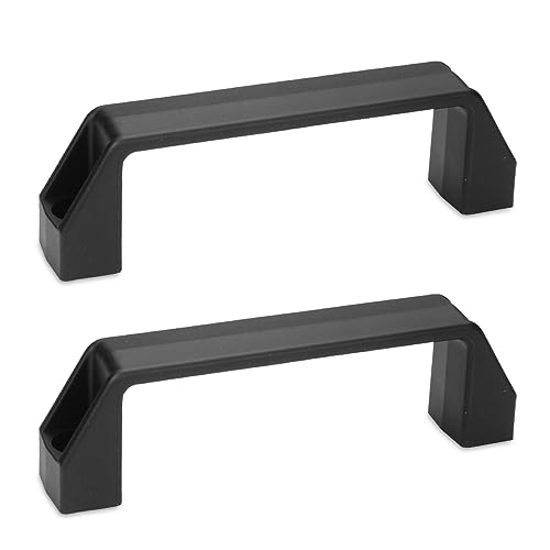 Ganter Normelemente | 2 Stück | Bügelgriffe - GN 528-PA-132-8,5-SW | Kunststoff Polyamid | Bohrungsabstand: 132 mm von Ganter Normelemente