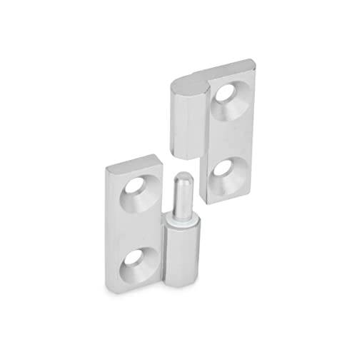 Ganter Normelemente | Aushängbare Scharniere | Edelstahl | GN 337-NI-50-50-A-2-GS | 50x50mm | Anschlag links von Ganter Normelemente
