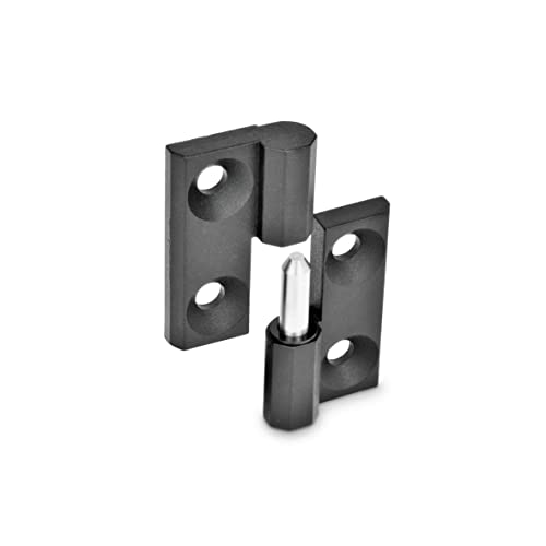 Ganter Normelemente | Aushängbare Scharniere | Zink-Druckguss | GN 337-ZD-60-60-A-1-SW | 60x60mm | Anschlag rechts Ganter Normelemente | Aushängbare Scharniere | Zink-Druckguss | GN 337-ZD-60-60-A-1-SW | 60x60mm | Anschlag rechts von Ganter Normelemente