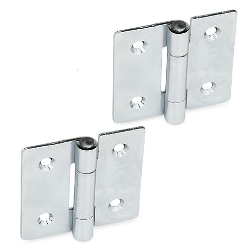Ganter Normelemente | Blechscharniere - GN 136-ST-40-40-C | Stahl verzinkt, blau passiviert | Stift Edelstahl | 2 Stück, Länge: 40mm x 40mm Ganter Normelemente | Blechscharniere - GN 136-ST-40-40-C | Stahl verzinkt, blau passiviert | Stift Edelstahl | 2 Stück, Länge: 40mm x 40mm von Ganter Normelemente