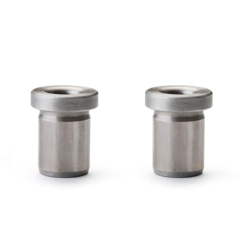 Ganter Normelemente | Bohrbuchsen, Positionierbuchsen mit Bund | 2 Stück | DIN 172-B8-10-A | Durchmesser B8 | Stahl von Ganter Normelemente