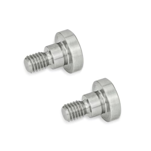 Ganter Normelemente | Bundschrauben, Innensechskantschraube | 2 Stück | Bund 10x12mm | Edelstahl | GN 732.1-M8-10-12-NI von Ganter Normelemente