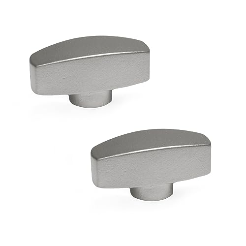 Ganter Normelemente | Edelstahl-Flügelmuttern - GN 434-26-M6-MT | Edelstahl-Feinguss | 2 Stück von Ganter Normelemente