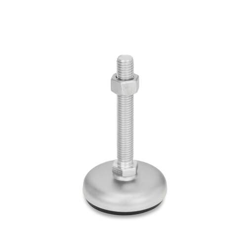 Ganter Normelemente | Edelstahl Stellfüße | mit Gummiauflage, schwarz | Spindel M12x60 | Fuß 60mm | GN 31-60-M12-60-B1-SK Ganter Normelemente | Edelstahl Stellfüße | mit Gummiauflage, schwarz | Spindel M12x60 | Fuß 60mm | GN 31-60-M12-60-B1-SK von Ganter Normelemente