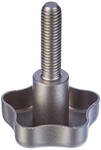 Ganter Normelemente | Edelstahl - Sterngriffschraube - GN 5334-40-M8-30 | matt gestrahlt | 1 Stück, Griffdurchmesser d1: 40mm; Gewinde: M8x30mm, Silber Ganter Normelemente | Edelstahl - Sterngriffschraube - GN 5334-40-M8-30 | matt gestrahlt | 1 Stück, Griffdurchmesser d1: 40mm; Gewinde: M8x30mm, Silber von Ganter Normelemente