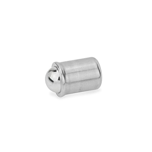 Ganter Normelemente | Federnde Druckstücke zum Einpressen - GN 614-8-NI | Edelstahl | 10 Stück, Durchmesser d: 8mm Ganter Normelemente | Federnde Druckstücke zum Einpressen - GN 614-8-NI | Edelstahl | 10 Stück, Durchmesser d: 8mm von Ganter Normelemente