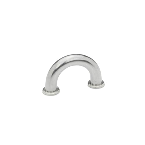 Ganter Normelemente | Fingergriff, Schrankgriff, Möbelknauf, Ziehgriff | Stahl, verchromt | Bohrungsabstand 40mm | GN 224.1-10-40-CR von Ganter Normelemente
