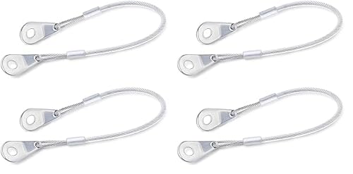 Ganter Normelemente GN 111.2-320-C-TR Edelstahl Halteseil | 2 Stück, Silber, Länge: 320 mm (Packung mit 2) von Ganter Normelemente
