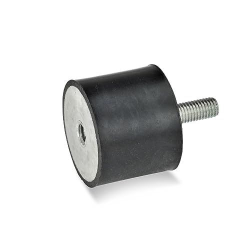 Ganter Normelemente GN 351-70-45-M10-ES-55 351-70-45-M10-ES-55-Gummipuffer, schwarz, Gewinde: M10 Durchmesser: 70mm, 2 Stück Ganter Normelemente GN 351-70-45-M10-ES-55 351-70-45-M10-ES-55-Gummipuffer, schwarz, Gewinde: M10 Durchmesser: 70mm, 2 Stück von Ganter Normelemente