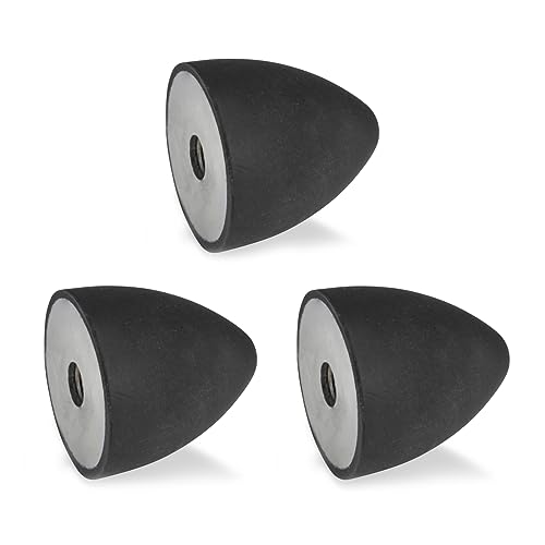 Ganter Normelemente GN 353-30-36-M8-E-55 ANSCHLAGPUFFER MIT INNENGEWINDE, schwarz, Gewinde d2: M8 von Ganter Normelemente