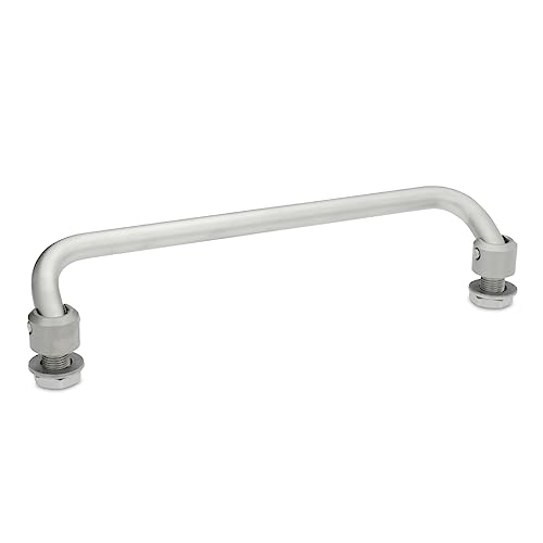 Ganter Normelemente GN 425.2-NI-10-120-GS Klappgriff Edelstahl, Silber, Länge: 120mm von Ganter Normelemente
