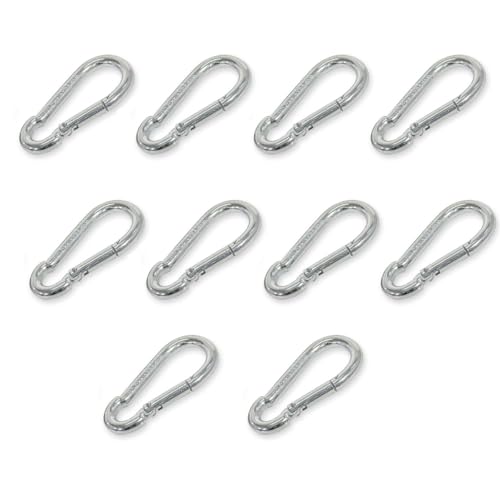 Ganter Normelemente GN 5299-C-40-ST-ZB 10 Stück Karabinerhaken Stahl, Silber, Länge l: 40mm Ganter Normelemente GN 5299-C-40-ST-ZB 10 Stück Karabinerhaken Stahl, Silber, Länge l: 40mm von Ganter Normelemente
