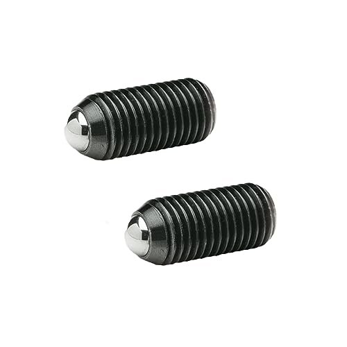 Ganter Normelemente GN 615.3-M16-K 3-M16-K-Federnde Druckstücke mit Innensechskant, Schwarz, Gewinde d1: M16, 2 Stück Ganter Normelemente GN 615.3-M16-K 3-M16-K-Federnde Druckstücke mit Innensechskant, Schwarz, Gewinde d1: M16, 2 Stück von Ganter Normelemente