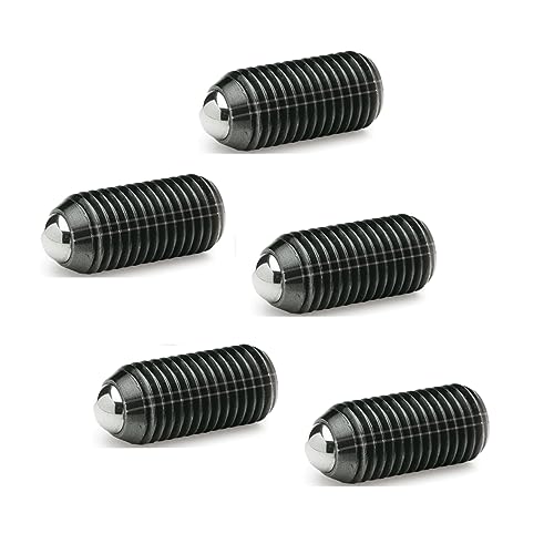 Ganter Normelemente GN 615.3-M6-KS 3-M6-KS-Federnde Druckstücke mit Innensechskant, Schwarz, Gewinde d1: M6, 5 Stück Ganter Normelemente GN 615.3-M6-KS 3-M6-KS-Federnde Druckstücke mit Innensechskant, Schwarz, Gewinde d1: M6, 5 Stück von Ganter Normelemente