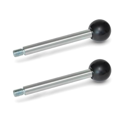 Ganter Normelemente | Griffstangen - GN 310-8-100-A-ZB | Stangendurchmesser: 8mm | Stahl verzinkt, blau passiviert | 2 Stück Ganter Normelemente | Griffstangen - GN 310-8-100-A-ZB | Stangendurchmesser: 8mm | Stahl verzinkt, blau passiviert | 2 Stück von Ganter Normelemente