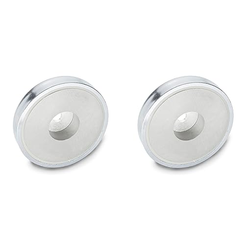 Ganter Normelemente | Haltemagnete mit Bohrung - GN 50.4-ND-20 | Magnetwerkstoff Neodym | 2 Stück Ganter Normelemente | Haltemagnete mit Bohrung - GN 50.4-ND-20 | Magnetwerkstoff Neodym | 2 Stück von Ganter Normelemente