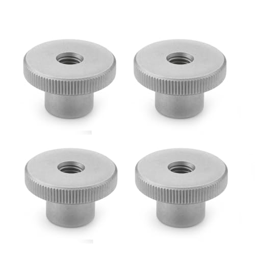 Ganter Normelemente | Hohe Rändelmutter - DIN 466-M5-NI | Gewinde: M5 | Edelstahl | 4 Stück Ganter Normelemente | Hohe Rändelmutter - DIN 466-M5-NI | Gewinde: M5 | Edelstahl | 4 Stück von Ganter Normelemente