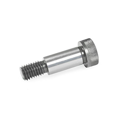 Ganter Normelemente ISO 7379-10-M8-55 7379-10-M8-55-Passschrauben mit Bund, Silber, Länge l1: 55mm, 10 Stück von Ganter Normelemente